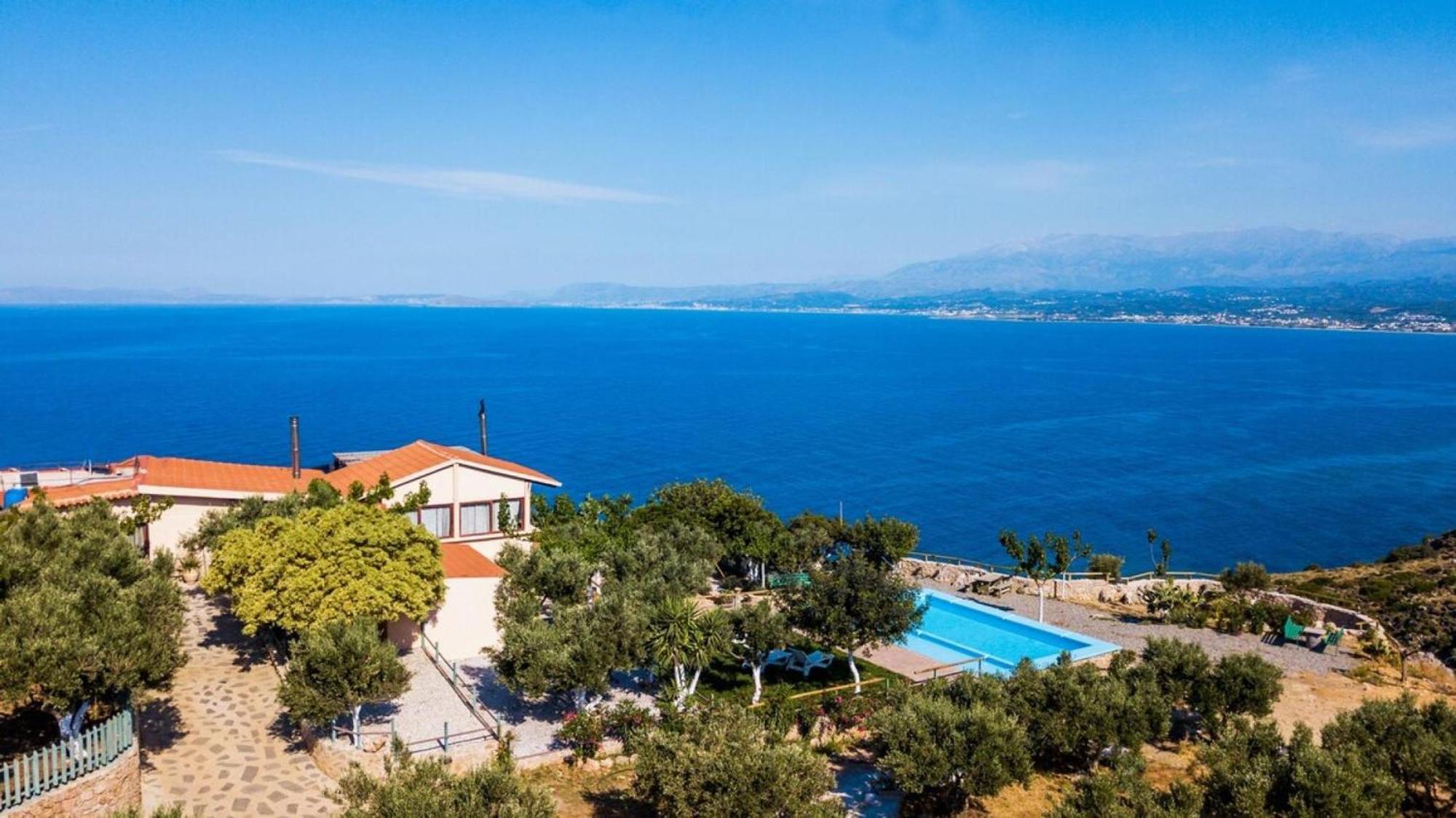 Villa Akrolithos With Private Pool Hanya Dış mekan fotoğraf